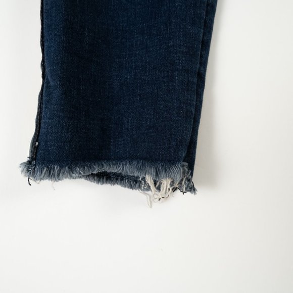 ABERCROMBIE & FITCH Simone High Rise Ankle jeans w/side-leg stripe size 4 - Picture 7 of 11